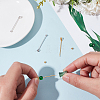 4Pcs 2 Colors Rhodium Plated 925 Sterling Silver Locket Style Planet Pinch Bails STER-SC0001-71A-3