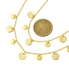 Brass Double Layer Cable Chains Necklaces NJEW-JN05014-3