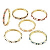 Brass Alloy Hinged Bangles for Women BJEW-K290-01B-G-2
