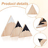 Snow Mountain Shape Wood Ornaments DJEW-WH0050-28B-4