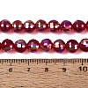 Transparent Glass Beads Strands GLAA-Q107-02A-05-4