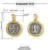 Brass Pendants KK-OY001-36G-2