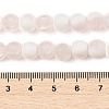 Frosted Crackle Glass Beads Strands GLAA-U001-6mm-M12-4