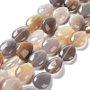 Natural Grey Agate Beads Strands G-L242-31-1