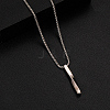 Alloy Pendant 316 Surgical Stainless Steel Chain Necklaces for Men FS-WG50373-02-1