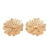 Brass Filigree Cabochons KK-CBACEE9-02A-KCG-1