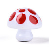 2Pcs Opaque Acrylic Enamel Beads MACR-N018-15A-1