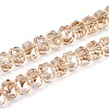 Electroplate Glass Beads Strands EGLA-T021-20K-1