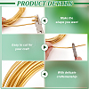 Round Brass Wires CWIR-WH0007-17D-G-4