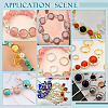 80Pcs 4 Colors Brass Bead Frames FIND-PH0021-29-6
