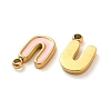 304 Stainless Steel Enamel Charms STAS-L022-292G-U-2