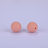 Round Silicone Focal Beads SI-JX0046A-74-2