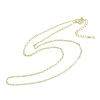 Rack Plating Brass Cable Chain Necklaces NJEW-H049-05G-4