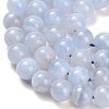 Natural Blue Lace Agate Beads Strands G-L634-B02-8mm-3