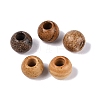 Natural Picture Jasper European Beads G-Q607-02N-1