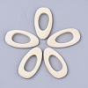Undyed Natural Beech Wood Beads WOOD-N003-005-1