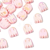 20Pcs UV Plating Acrylic Beads OACR-YW0005-01B-1