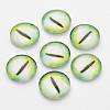 Half Round/Dome Dragon Eye Printed Glass Cabochons LS-GGLA-A002-12mm-AB08-1