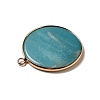 Natural Amazonite Pendants X-G-A213-01G-02-4