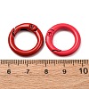 30Pcs 15 Colors Zinc Alloy Spring Gate Rings FIND-PH0006-47-4