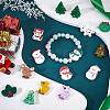 14Pcs 14 Style Food Grade Eco-Friendly Silicone Beads SIL-SC0001-20-4