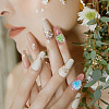 100Pcs Resin Cabochons MRMJ-SP0001-15-5