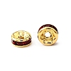 Brass Grade A Rhinestone Spacer Beads RSB036NF-09G-2