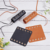 2 Sets 2 Colors Imitation Leather Motorbike Handle Ccover AJEW-AN0007-41-7