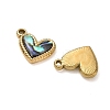 Natural Paua Shell Pendants SA-CBA11D7-24B-G-2