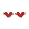 Ion Plating(IP) 304 Stainless Steel Enamel Connector Charms X-STAS-P339-10G-01-1