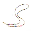 Glass Seed Beads Eyeglasses Chains AJEW-EH00383-02-1