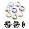 K9 Glass Rhinestone Cabochons RGLA-P035-01C-M-1