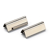 Brass Ribbon Crimp Ends KK-WH0046-34C-P-1