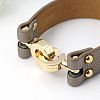 Fashion Jewelry Studded Bracelets X-BJEW-G361-02-3