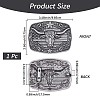 Alloy Belt Buttons FIND-WH20039-006A-AS-2