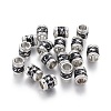 Enamel Alloy European Beads LS-EA8640-2-2