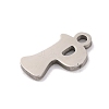 Non-Tarnish 201 Stainless Steel Charms STAS-U016-01P-P-2