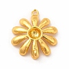 Brass Connector Charms KK-C014-02G-2