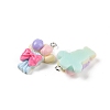 Opaque Resin Pendants MACR-P043-N06-2