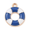 Alloy Enamel Pendants ENAM-A008-14KCG-04-1