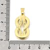 Brass Micro Pave Cubic Zirconia Pendants KK-Z104-10G-3