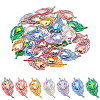 35Pcs 7 Colors Resin Cabochons DIY-FG0007-13-1