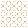 HOBBIESAY Brass Linking Rings KK-HY0003-31-1