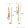 Tassel Dangle Earrings EJEW-JE04024-3