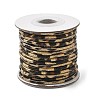 Leopard Printed Round Imitation Leather Cords LC-S020-01C-1