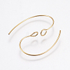 304 Stainless Steel Earring Hooks STAS-F148-05G-02-2