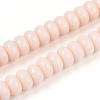 Opaque Spray Painted Glass Beads GLAA-ZX008-8mm-18H-1