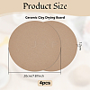 MDF Wood Round Boards TOOL-WH0059-076C-2