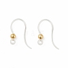 Transparent Resin Earring Hooks LS-RESI-G050-01G-1