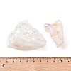 Electroplated Natural Druzy Quartz Crystal Cluster Ornaments RABO-PW0001-179A-3